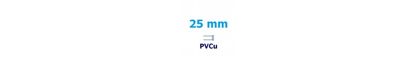 25 mm PVCu